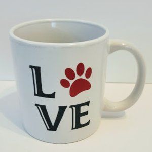 Love Paw Print Mug